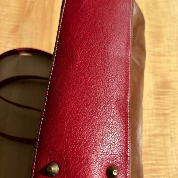 Isabella Fiore Schnauzer Dog Beaded Leather Handbag Purse - Picture 8 of 15